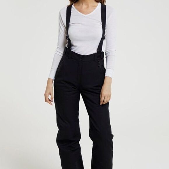 Mountain Warehouse Women's Chalet Extreme Recco Waterproof Ski Pant Black sz 4 - Picture 1 of 10